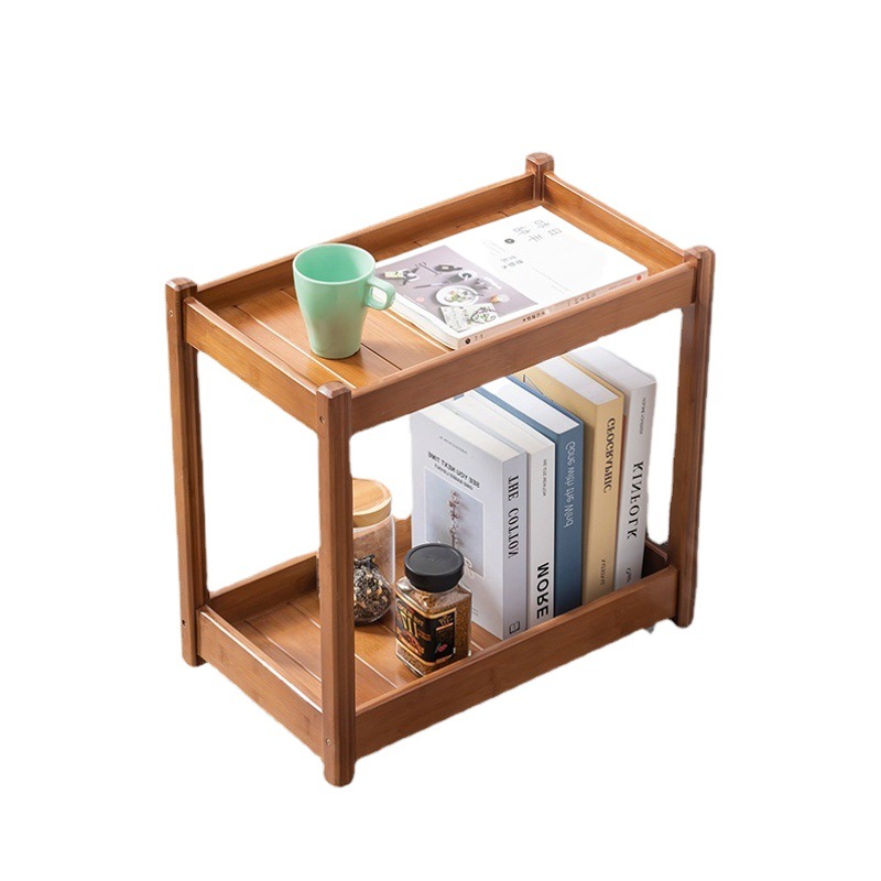 Portátil pequeña mesa de café sofá lado gabinete casa sala de estar Mesa Mini Mesa de esquina mesa cuadrada mesa de té gabinete de almacenamiento