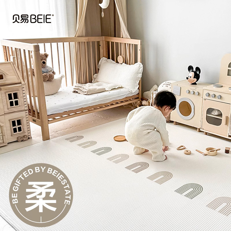 Beiyi Baby Crawling Mat Thickeneded Household Whole Baby Floor Mat Xpe Living Room Kidsren's Foam Roll Crawling Mat