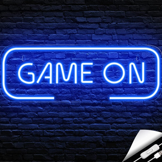 Cross-border neon atmosphere light emitting flexible light LED accessories decorative light 5V USB Amazon game on