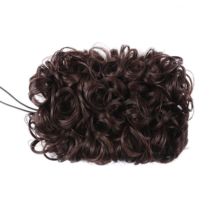 Garland vintage peine bolsa de pelo banda de pelo rizado moño bolsa de pelo cheongsam vestido bola cabeza cos Garland peine brotes de pelo