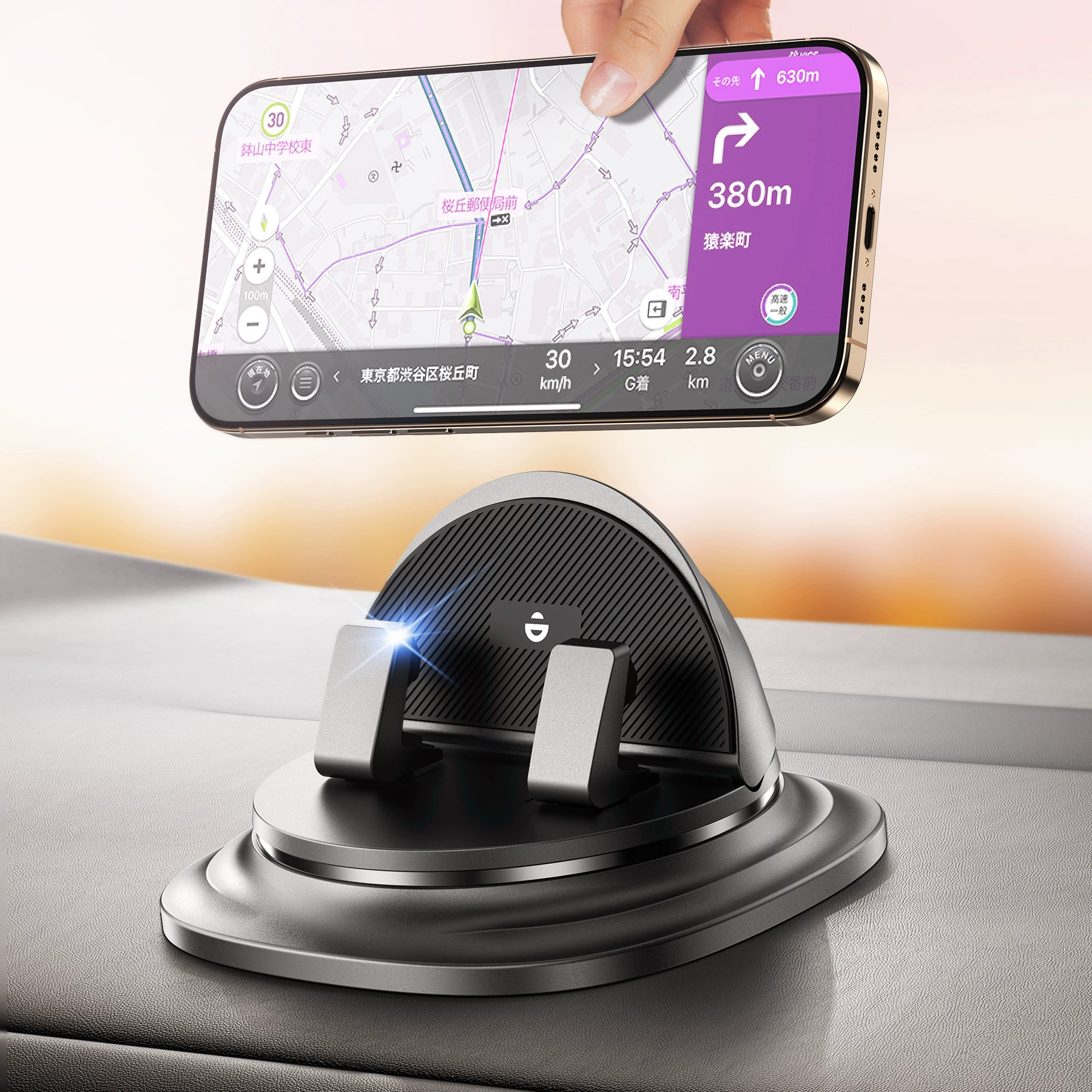 Приборная панель навигационного кронштейна Специальный автомобильный кронштейн для мобильного телефона высокого уровня противоскользящие коврики универсальный фиксированный автомобильный кронштейн