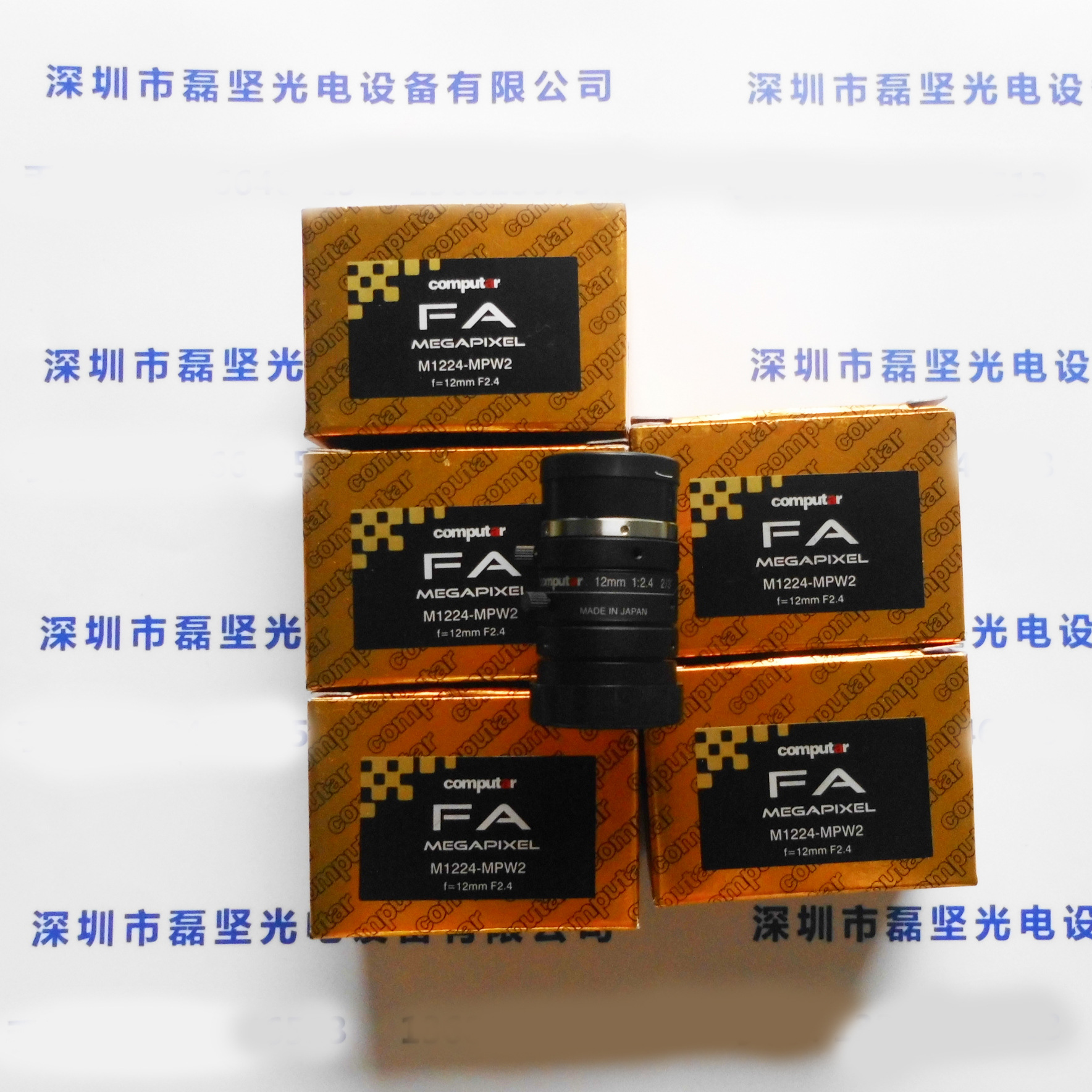 康标达COMPUTAR 低畸变镜头  M1224-MPW2