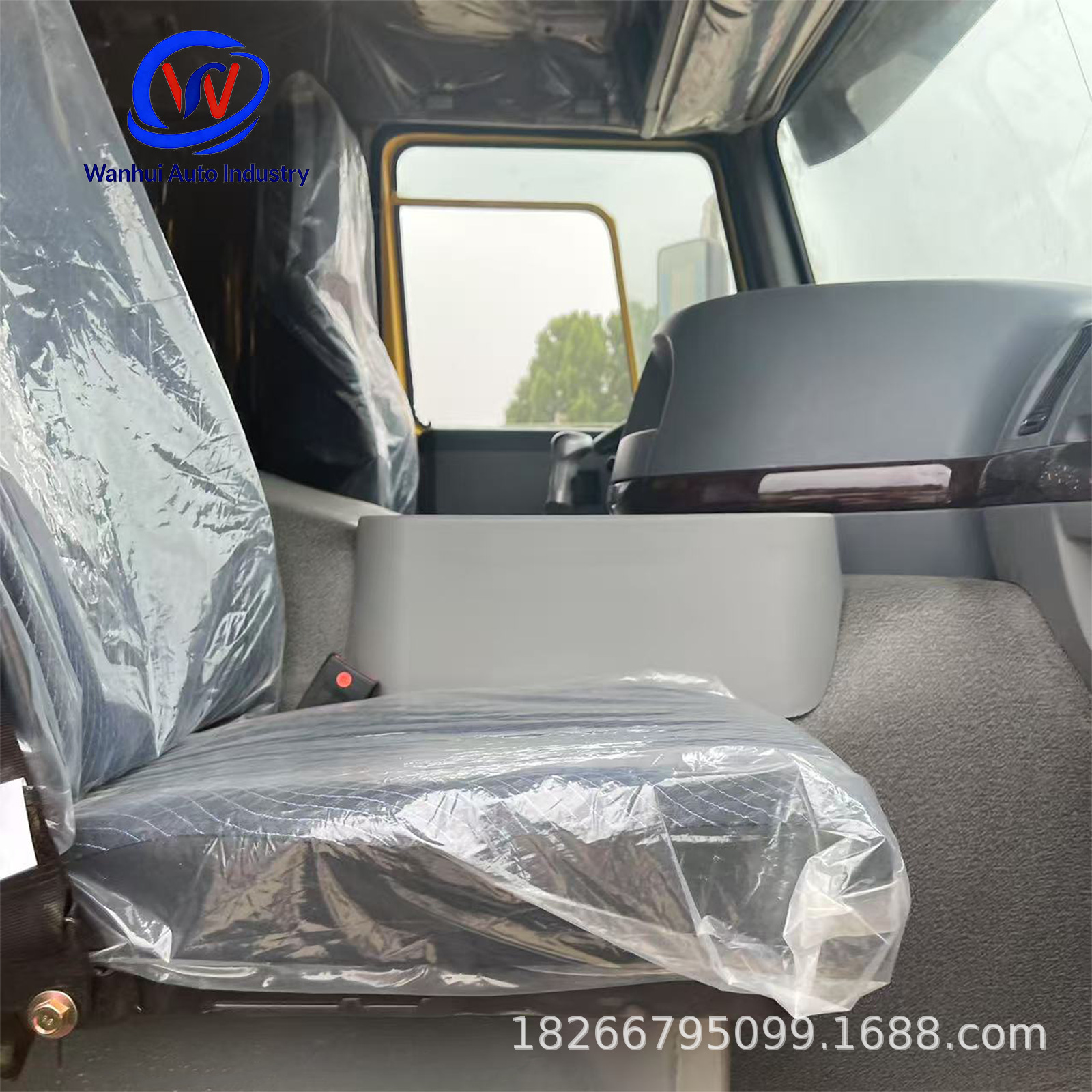 Cross-Border Manufacturer's In-Stock 90% New Howo Dump Truck, Self-Unloading Truck, African Self-Unloading Rear-Dump Transport Truck
