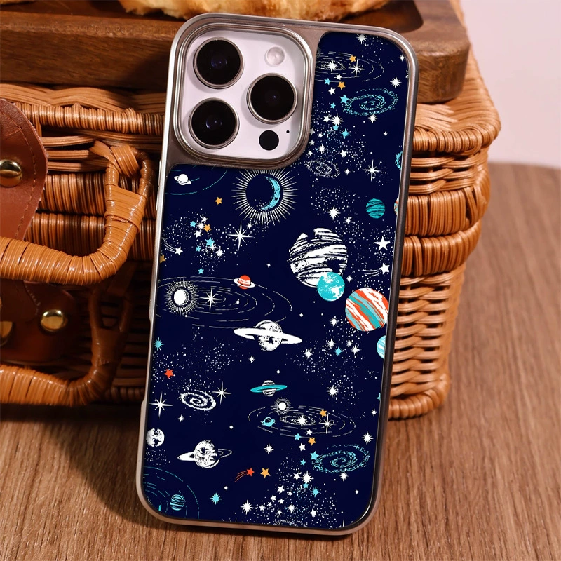 Apple, совместимый звездное небо, iPhone14, стеклянный мобильный телефон, 15/16, 16promax, (cross-border trading)