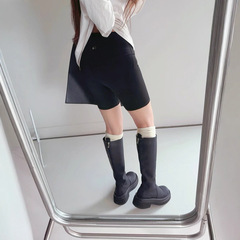 lu家ヨガパンツ Align Short 4inch ヌード感レトロヨガハイウエストアウトドアトレーニングサイクリングパンツ カスタムメイド