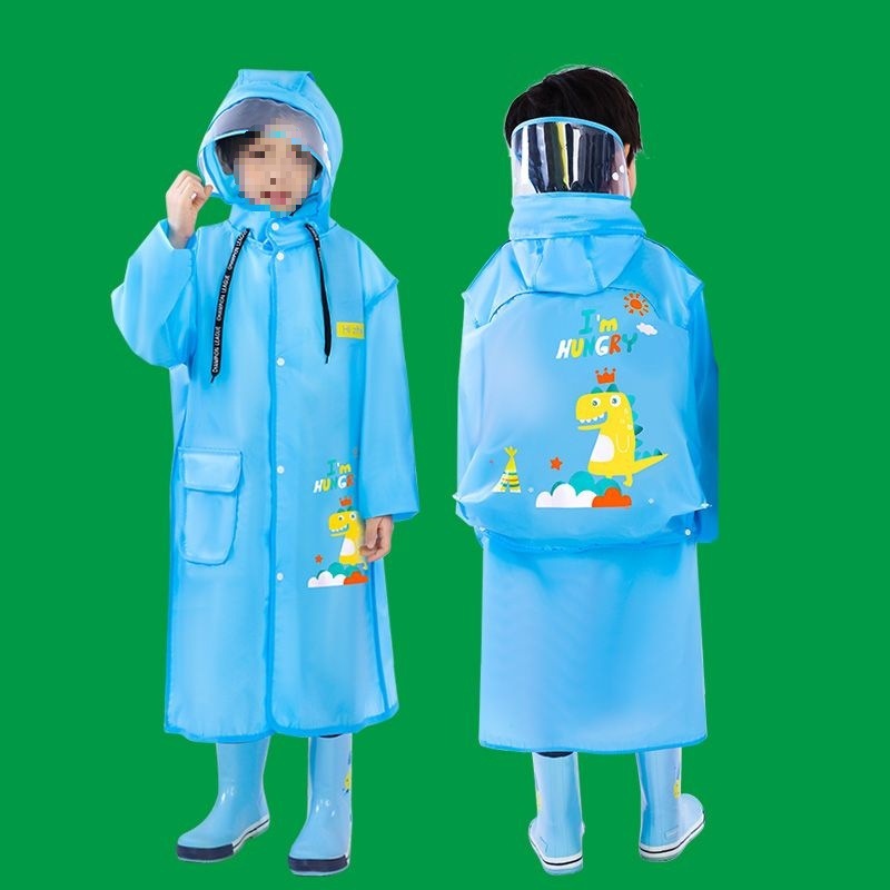 子供用レインコート卸売カレッジスタイル幼稚園年長児と小学生通学用ランドセル全身|undefined