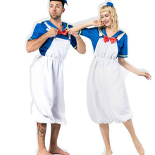 迪士唐老鸭情侣尼演出服万圣节表演动物装COS动漫服装现货批发