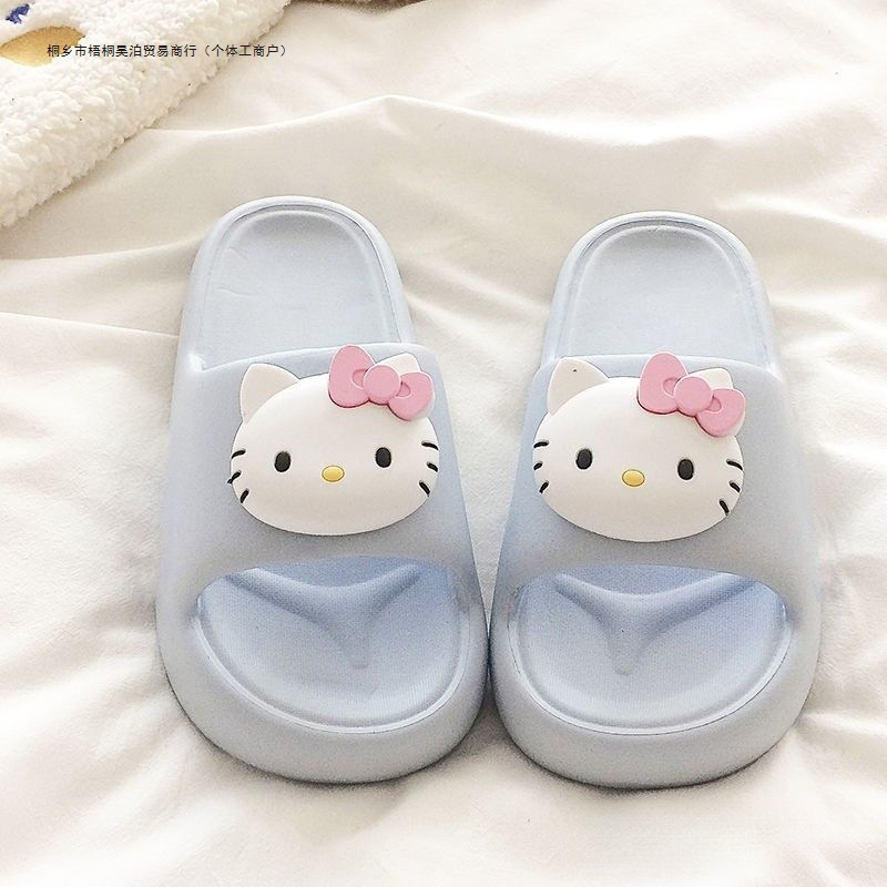 网红可爱猫拖鞋女款夏新款家居室内防滑外穿凉拖鞋包邮批发代发