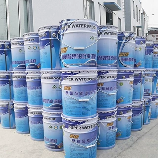 聚氨酯防水涂料 屋顶外墙防水涂料彩色 单组份水性聚氨酯防水涂料