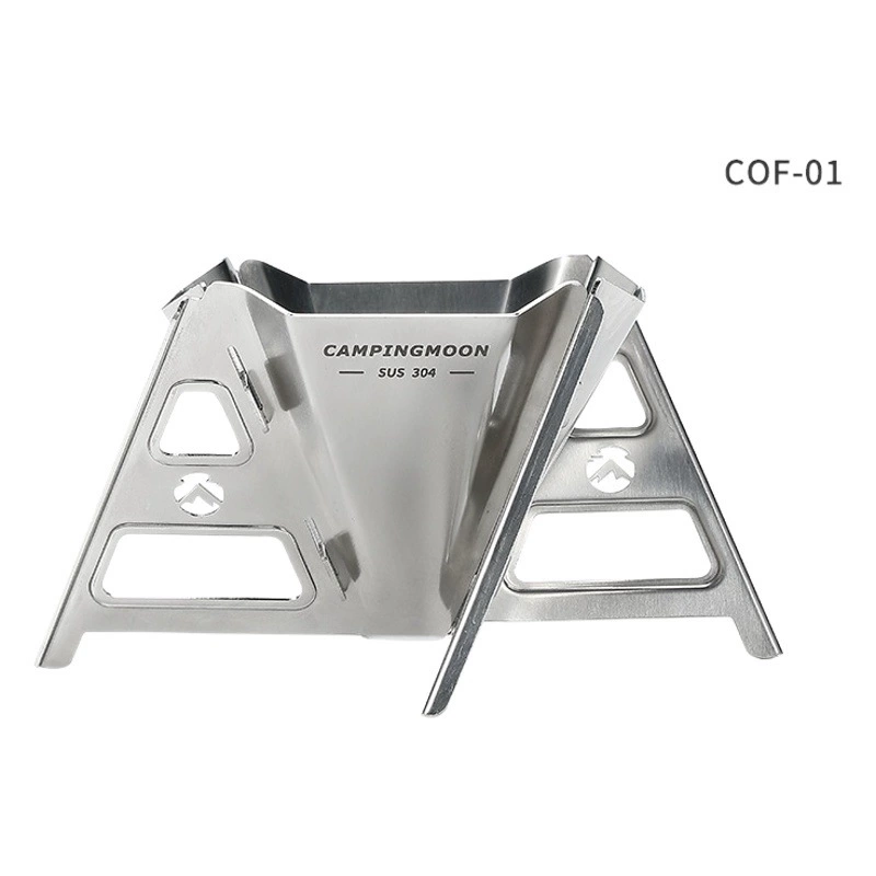 CAMPINGMOONG 304 кофейная Воронка Из Нержавеющей Стали Съемный складной креативный фильтр для кофе