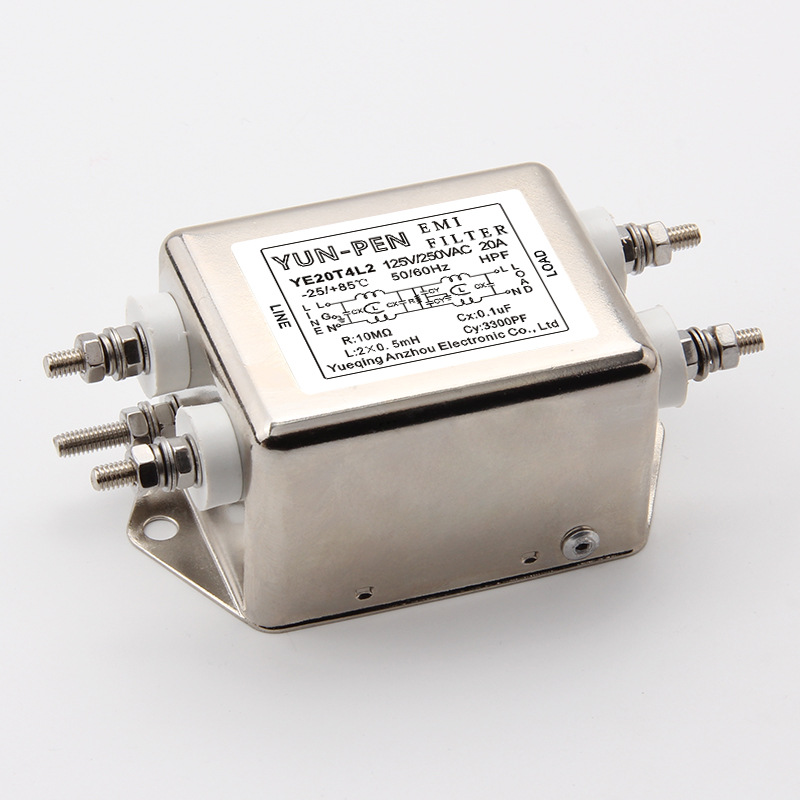 YUN-PEN滤波器EMI FILIER YE20T4L2/YE15T4L2/YE10T4L2/YE5T4L2