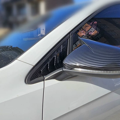 Car Mustang Carbon Fiber, Şüşə kənarı xromları/moldingləri