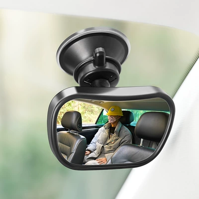 observation mirror car safety seat: Large field of view rear view auxiliary mirror