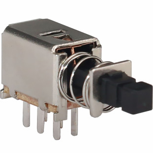Handle High Double Row 6-Pin Power Switch Self-Locking A05 with Fixed Power Connector Key Switch Straight Key Switch