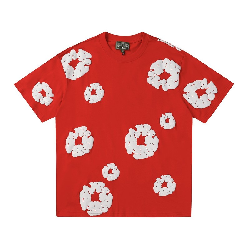 夏のファッショントレンドヘアプリントシリーズルーズTシャツ半袖ヒップホップストリートウェア男性と女性の同じスタイルのカジュアルスーツ|undefined