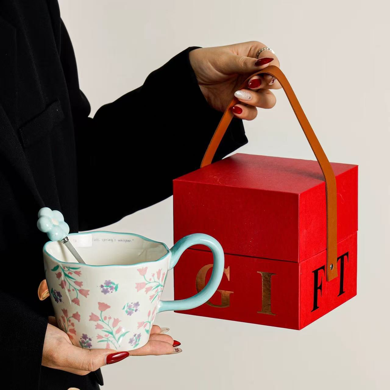 Tazas de cerámica de gran capacidad de tazas de agua de pareja de alta calidad tazas de café de oficina de mujeres tazas de té