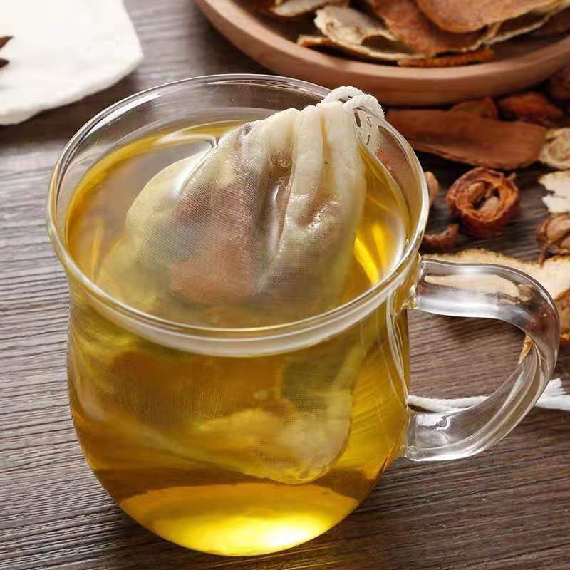 Bolsa de filtro de algodón comestible, bolsa de escoria, bolsa de tela de embalaje de medicina tradicional china, bolsa de material de embalaje de halogen, bolsa de remojo de pies, bolsa de gaza