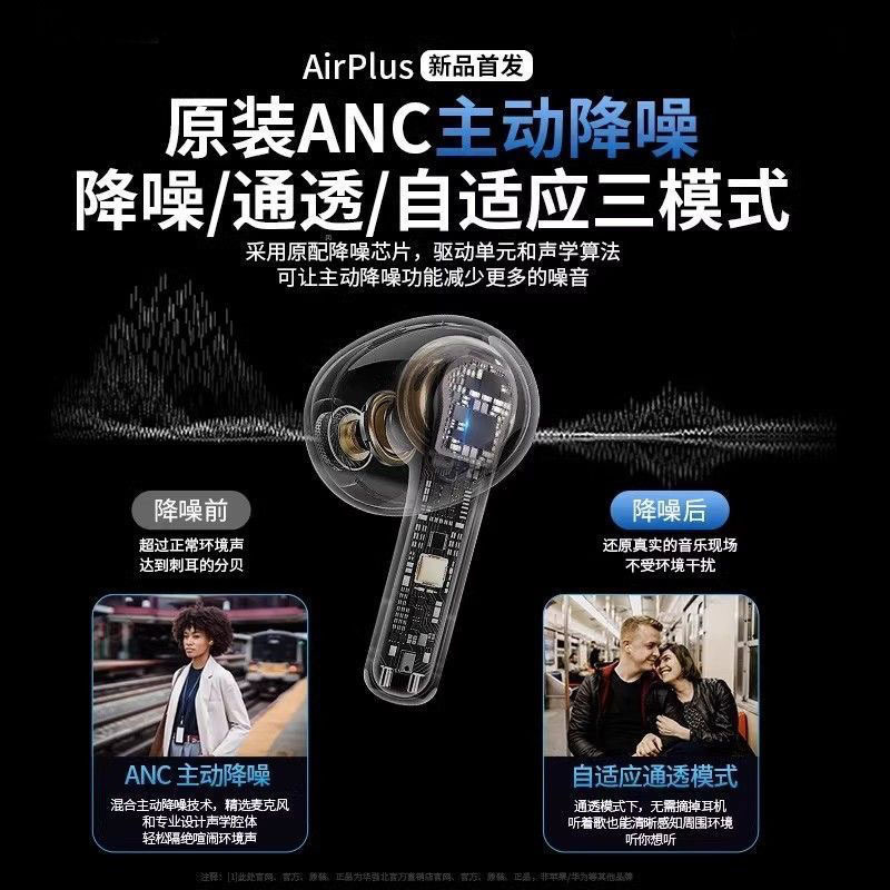 華強北bluetoothイヤホン新型air四世代無線WTSノイズ低減透過七八世代クロスボーダー対外貿易熱売|undefined