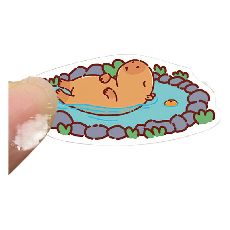 50 carpincho graffiti pegatinas decorativas ordenador taza de agua equipaje pluma guitarra portátil DIY pegatinas impermeables