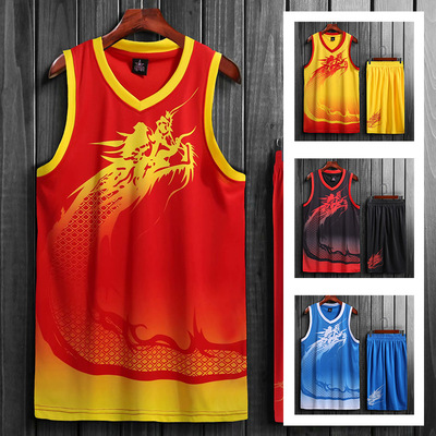 Basketball clothes suit adult Boat suit Dragon boat festival Boat match Team clothing train motion Jersey