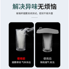 Solid color floor drain deodorizer insect-proof sealing cover silicone gasket sewer plug anti-odor bathroom kitchen sink