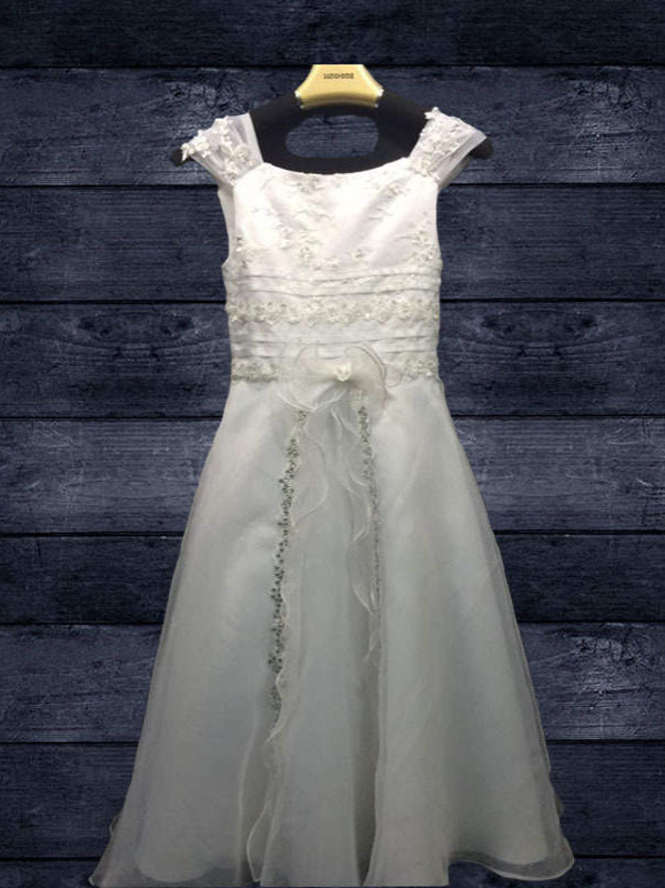 Nuevo Comercio exterior transfronterizo ropa para niños niña de las flores manga soplo vestido de novia pettiskirt boda vestido de noche apoyo entrega de una sola pieza