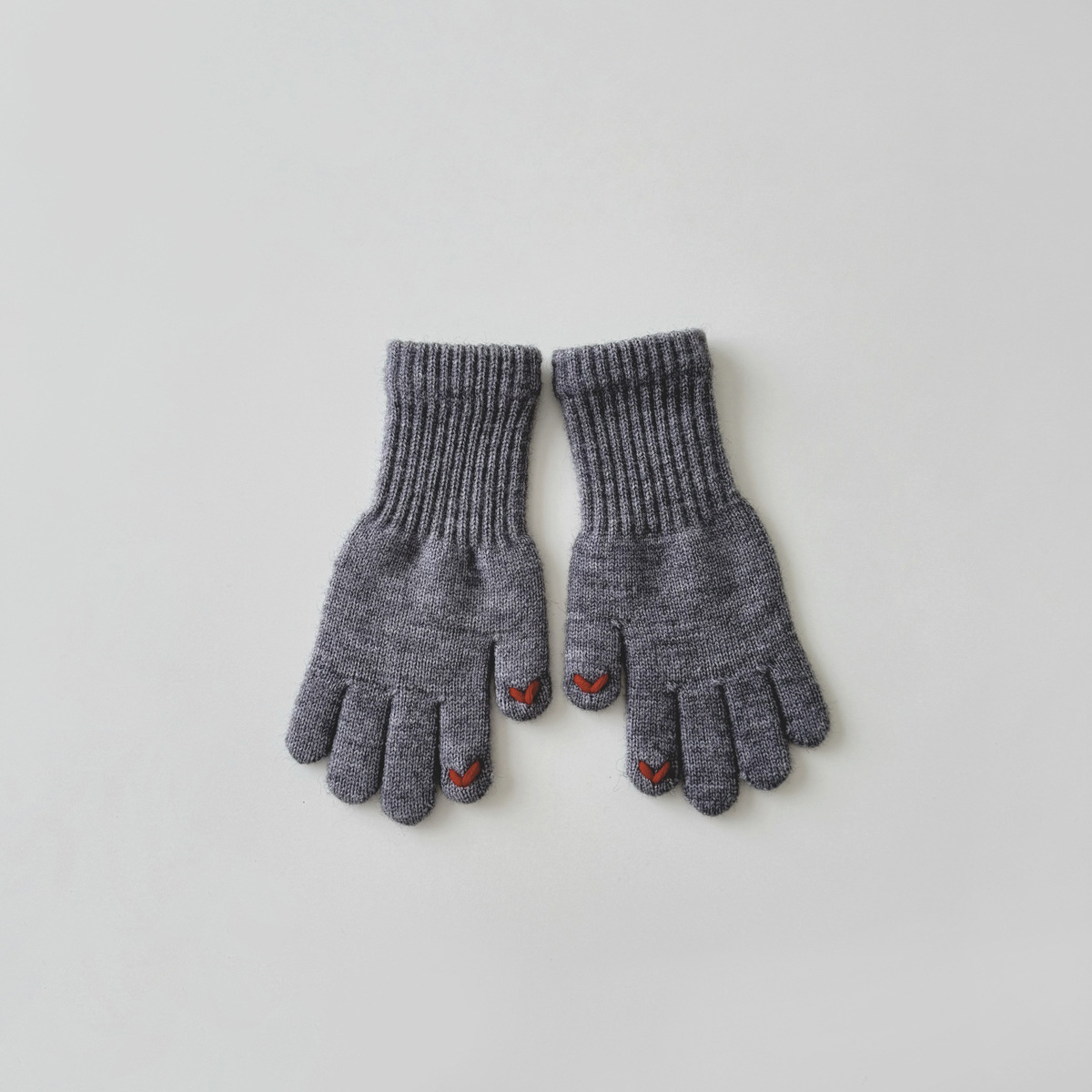 Guanti per bambini Love embroidery Guanti per bambini senza dita con touch screen per studenti_voghion.com