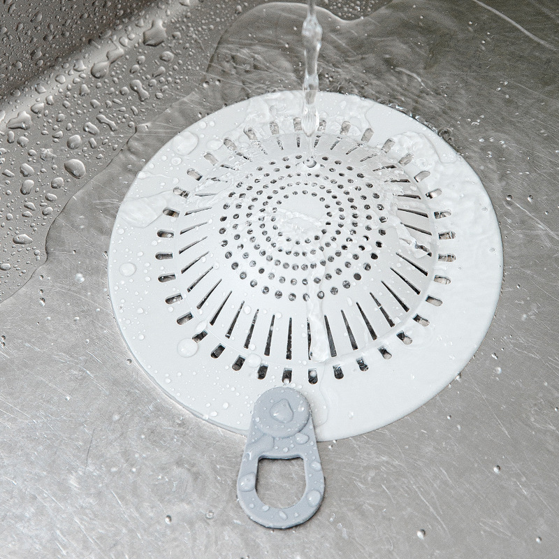 Tapa de Drenaje de Silicona con Filtro Anti-Olor y Anti-Obstrucción para Baño y Fregadero