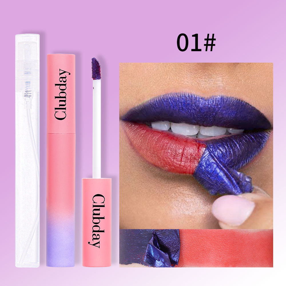 Clubday Matte mist Top Non-stick cup lip gloss six color tearing red lip glaze