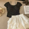 Black floral