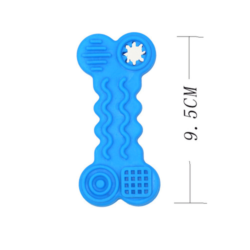 Pet supplies wavy biscuits TPR chewable gum resistant teeth cleaning play golden retriever new dog toys wholesale