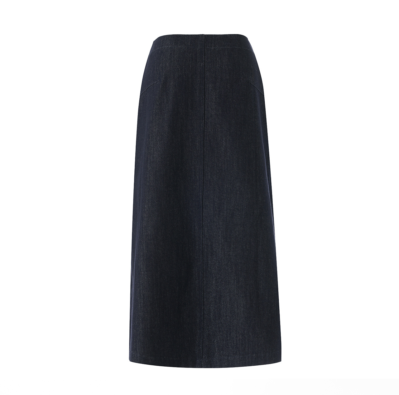 Chân váy jean nữ dáng suông một mảnh vải denim cotton thoáng khí — màu xanh đậm chi tiết 18