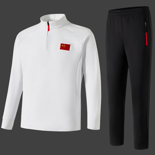 China Spring and Autumn National Team Men's and Women's Sports suit Men's and Women's Pullover Training Sports Students Sportswear Sweater