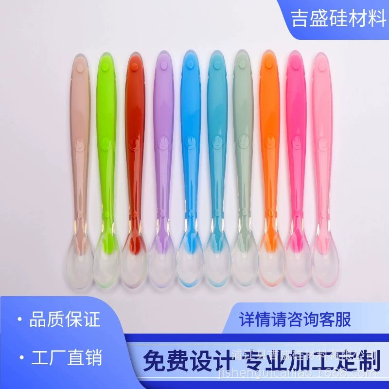Прямые поставки с фабрики ложка для кормления новорожденных ребенка обработка ложки для детского питания на заказ силиконовая ложка Детская Мягкая ложка