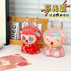 Douyin の同じスタイルのビッグマックラブブ特大流砂オイルデスクトップ装飾品クリエイティブ漫画アクリルギフト