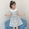 Short sleeve dress, children's summer clothing, skirt, cartoon sleevless dress, western style