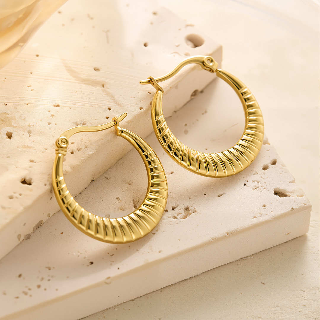 Eh013 earrings gold