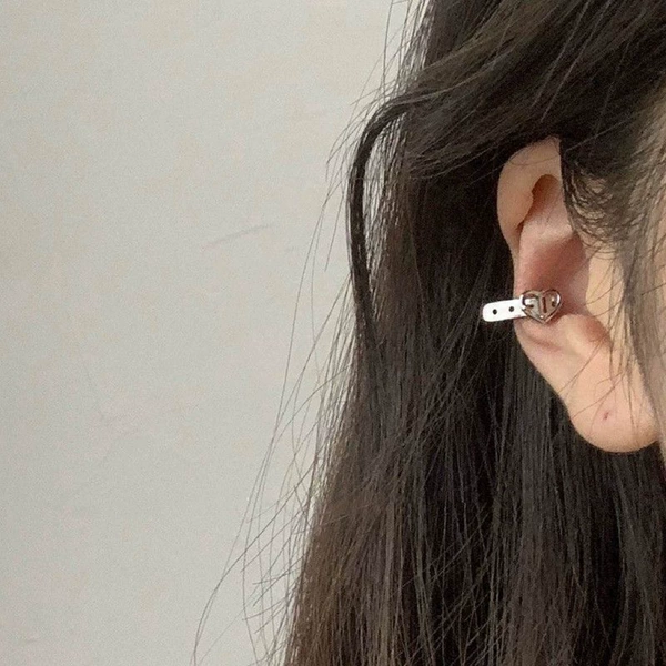Belt, buckle, ear clips