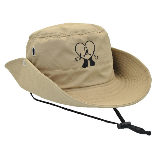 Cross-Border Bad Rabbit Fisherman Hat UN VERANO SIN TI Western Rapper Bad Bunny Bucket Hat Trend