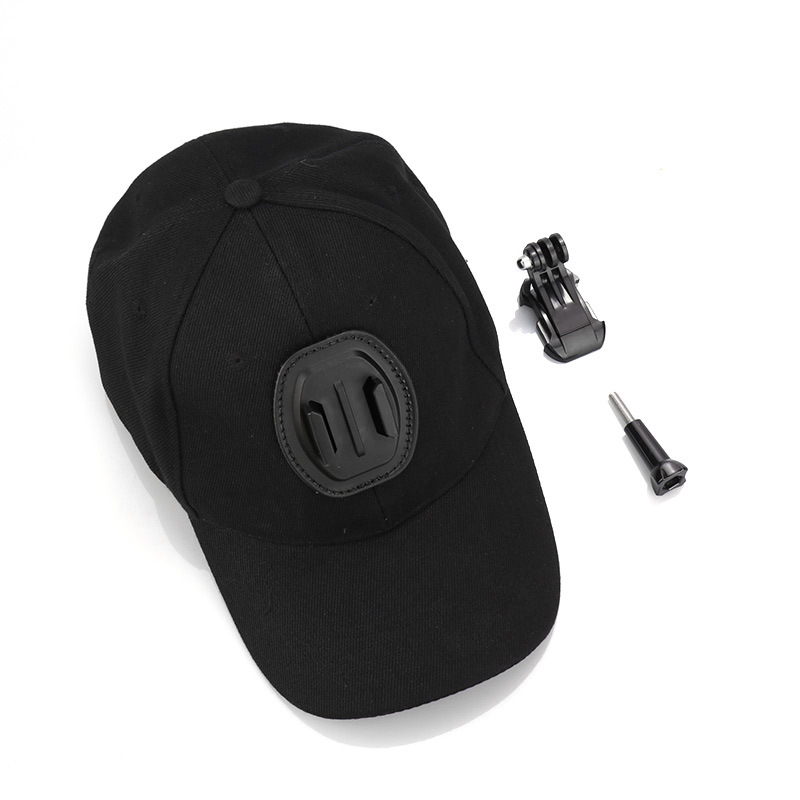 TikTok pesca al aire libre gorra a prueba de sol GoPro sombrero headwear soporte primera vista accesorios de disparo transmisión en vivo