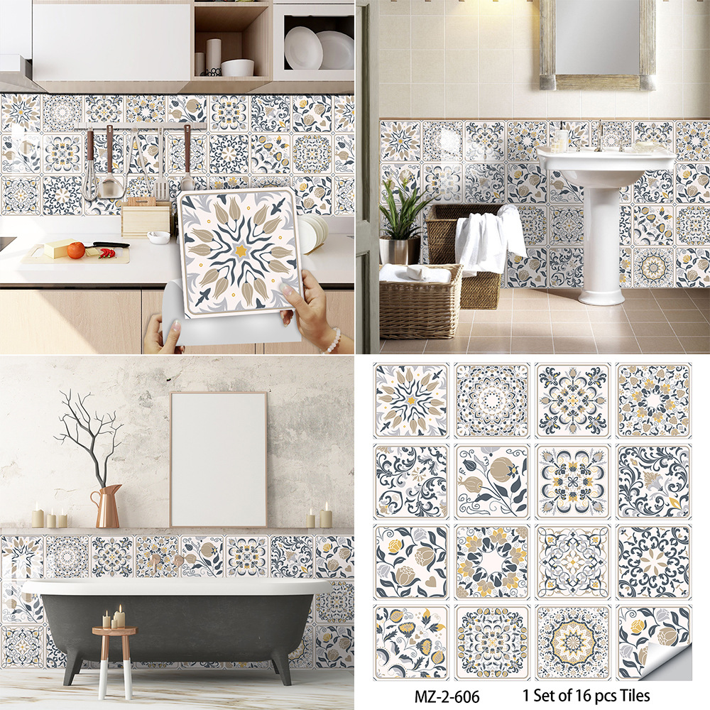 85g Weight Wall Sticker Home Textiles & Decor Type PVC Material Flower Pattern Elegant, Glam Style Elegant Glam Flower PVC Wall Sticker Wall Art 35