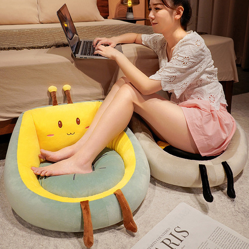 New style lazy shark EE turtle honey cushion chair cushion bedroom tatami sofa futon cushion removable and washable fart cushion