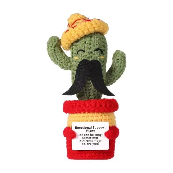 国境を越えてアマゾンの毛糸を販売している手作りのニット鉤織動物ペンギンは積極的に面白い減圧人形が座っている