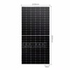 Longji 370 watt double glass double -sided band -frame solar cell board photovoltaic power board users outside universal components