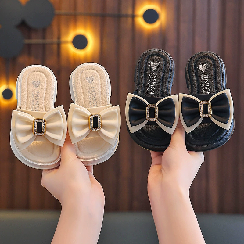 Детские тапочки модная корейская версия мультфильма милая принцесса летняя сандалия для детей