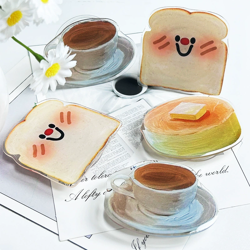 Универсальный держатель для телефона на клейкой основе, серия «Смайлик, Хлеб, Суфле, Кофе», новая модель, устойчивый, для удобного использования