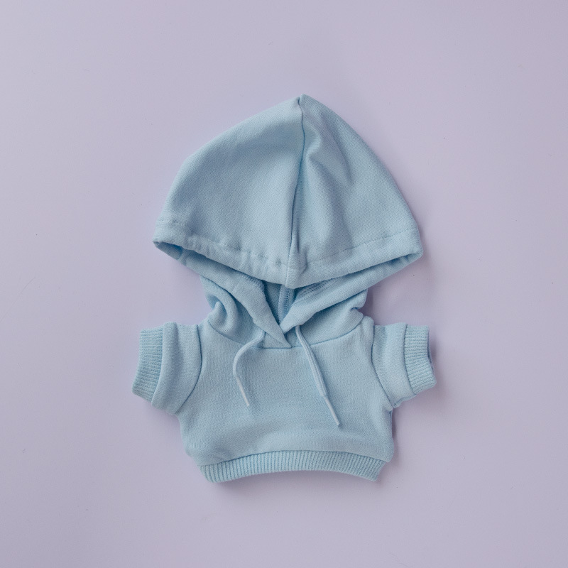 Labubu ペンダント ブラインドボックス フード付きスウェットシャツ Labubu ベビー服スーツ Tシャツ パンツ 人形服 着せ替え|undefined