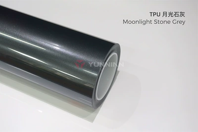 Auto Color Change Film wrap, glossy color change, full car - tpu-moonlight-gray-15215m