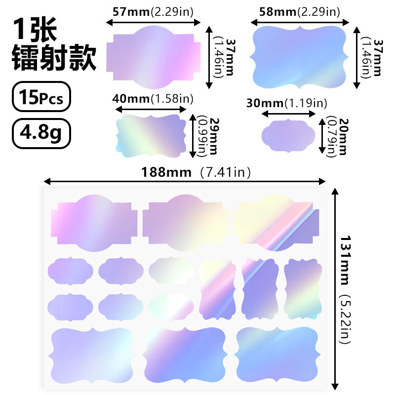 Amazon puede escribir etiquetas pegatinas adhesivas en blanco fuerte pegatinas adhesivas pegatinas de pizarra impermeable pet pegatinas