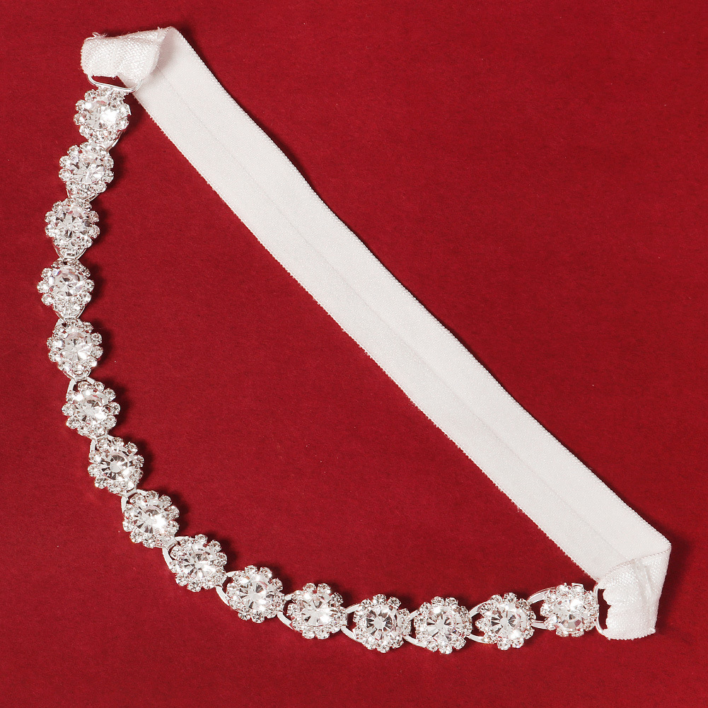New Fashion Elastic Garter Wedding Accessories Rhinestone Flower Bridal Leg Belt display picture 5